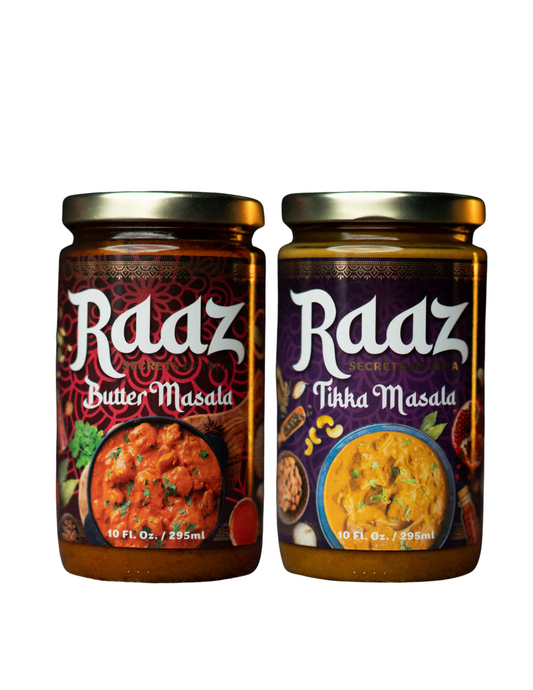 1 Butter Masala + 1 Tikka Masala